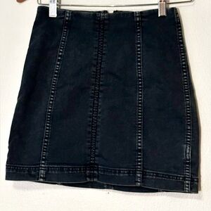 Free People Modern Femme Denim Mini Skirt